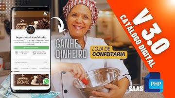 CONFEITARIA | CATÁLOGO DIGITAL DE PRODUTOS EM PHP SCRIPT COMPLETO