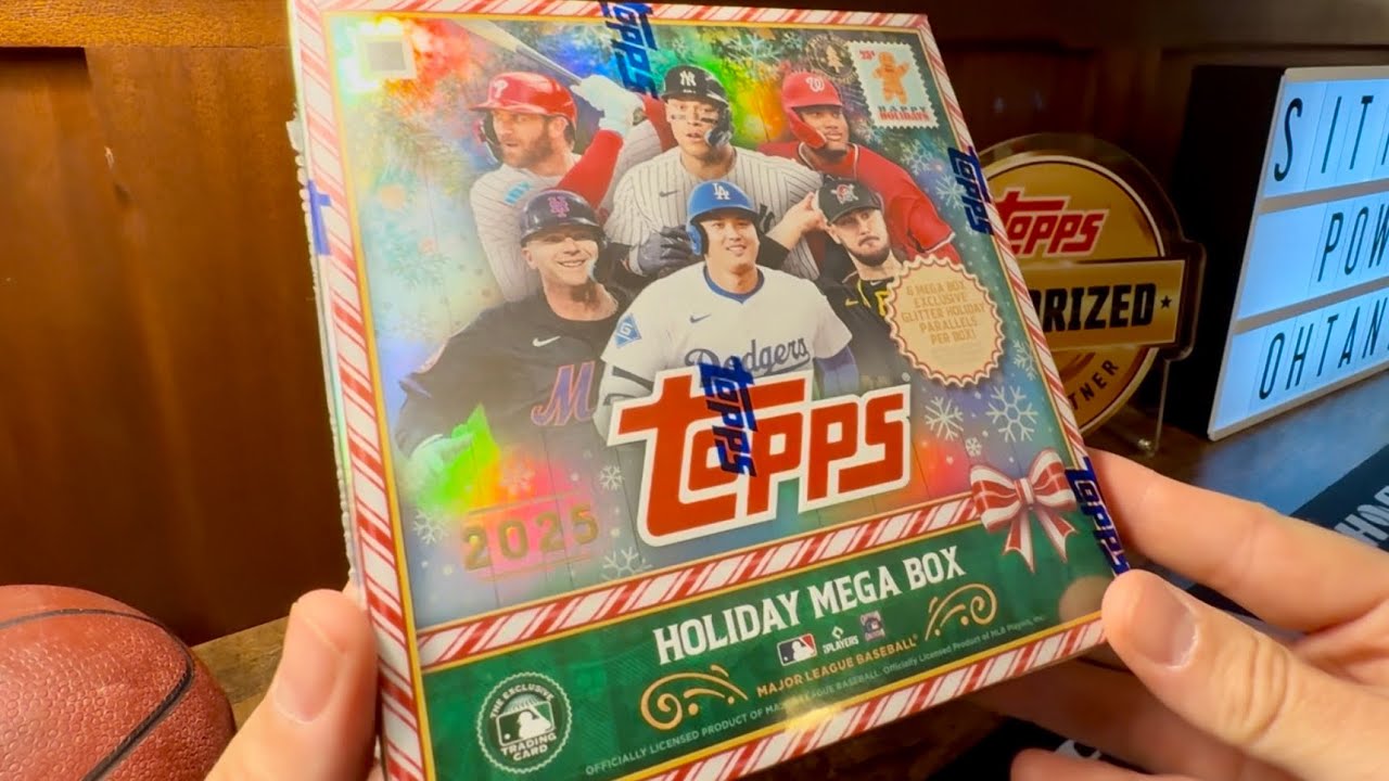 СЕЙЧАС В ПУТЬ!! Праздничный бейсбол Topps 2025 года!