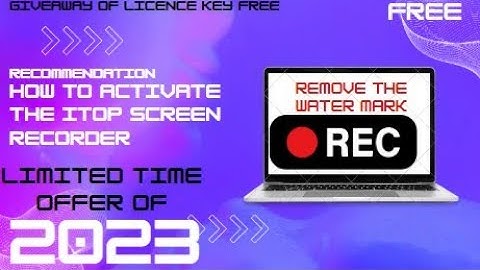 HOW TO ACTIVATE THE ITOP SCREEN RECORDER FREE WITH LICENSE KEY 100% WORKING#viral @rehman2008