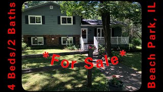 4 Bedroom/2 Bathroom House For Sale | Beach Park, IL | House Tour