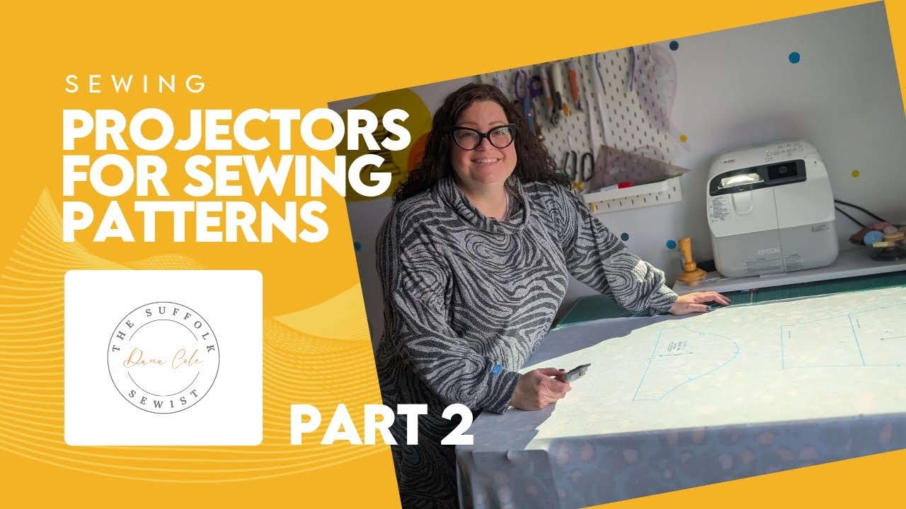 An introduction to using a projector for sewing patterns - part 2