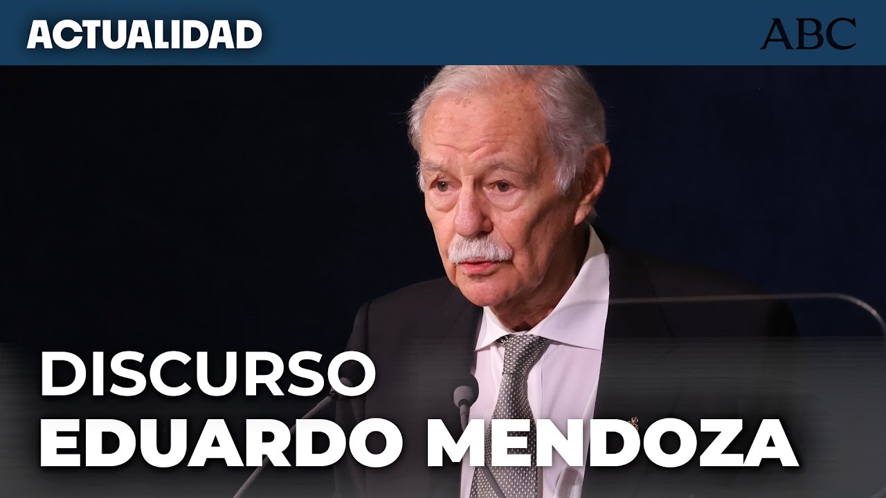 PRINCESA DE ASTURIAS 2025 | DISCURSO ÍNTEGRO de EDUARDO MENDOZA
