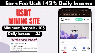 New Usdt Mining Site | usdt earning site | trx usdt mining app | Cloud Mining | usdt investment Site