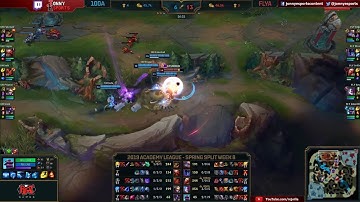 100A vs FLYA Week 8 Highlights | Academy Spring Split | 100 Thieves Academy vs FlyQuest Academy