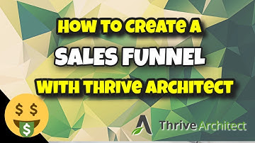 Thrive Architect Tutorial: How to Create A Sales Funnel With Thrive Architect