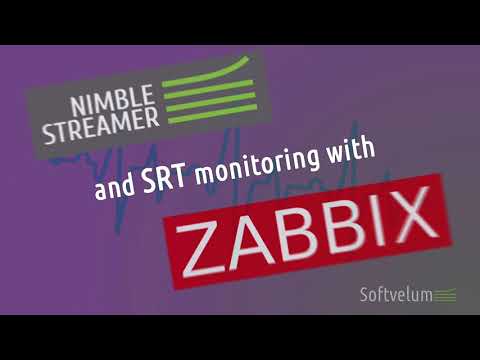 Zabbix monitoring of Nimble Streamer, SRT streams and NVIdia GPU - YouTube