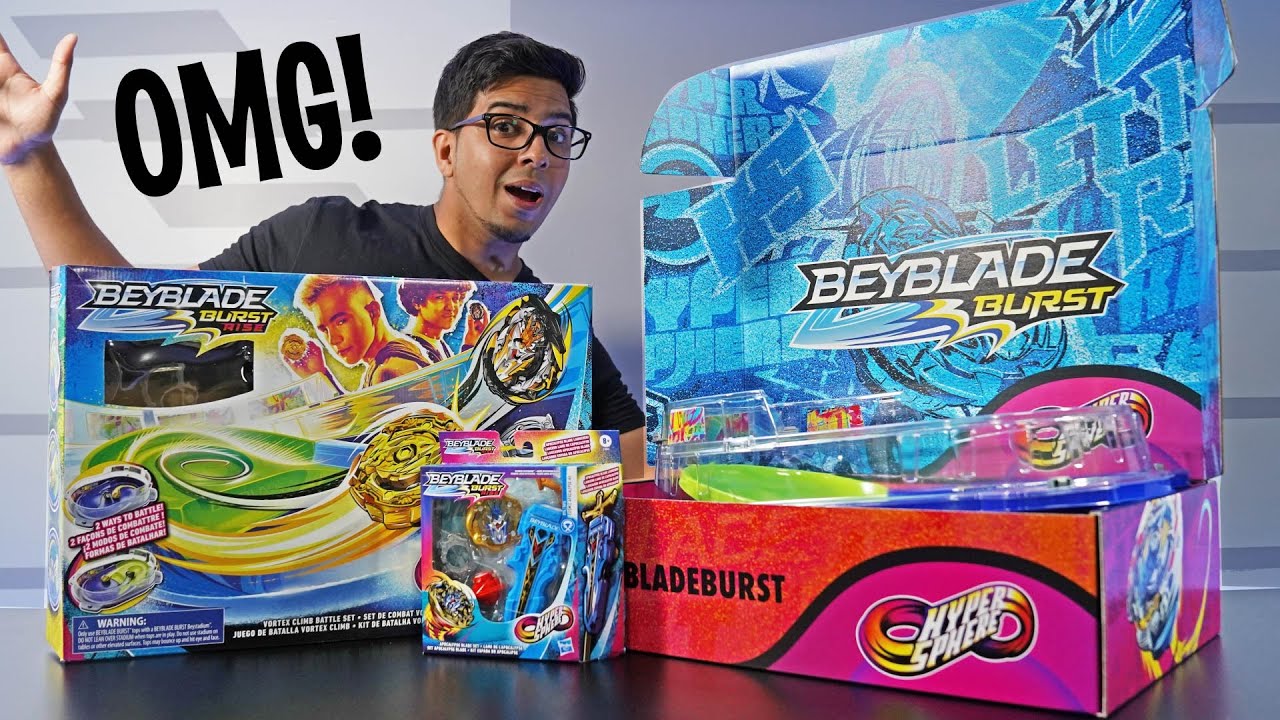 UNBOXING - BEYBLADE BURST Mystery Gift Box by Hasbro - - YouTube