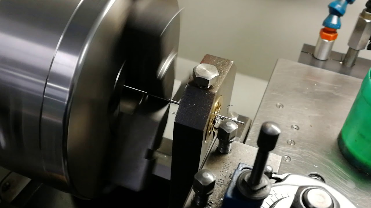 Люнет для прутков малого диаметра - YouTube