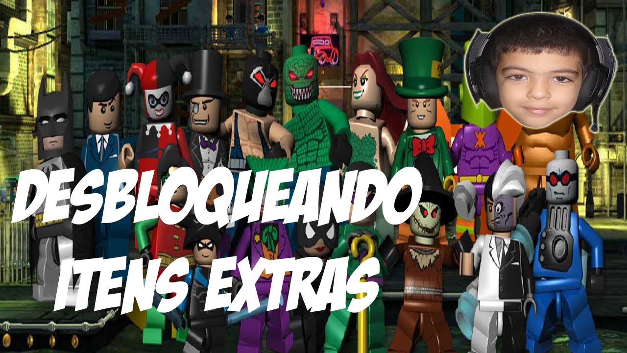 LEGO BATMAN 3 – Códigos para desbloquear Itens Extras. 