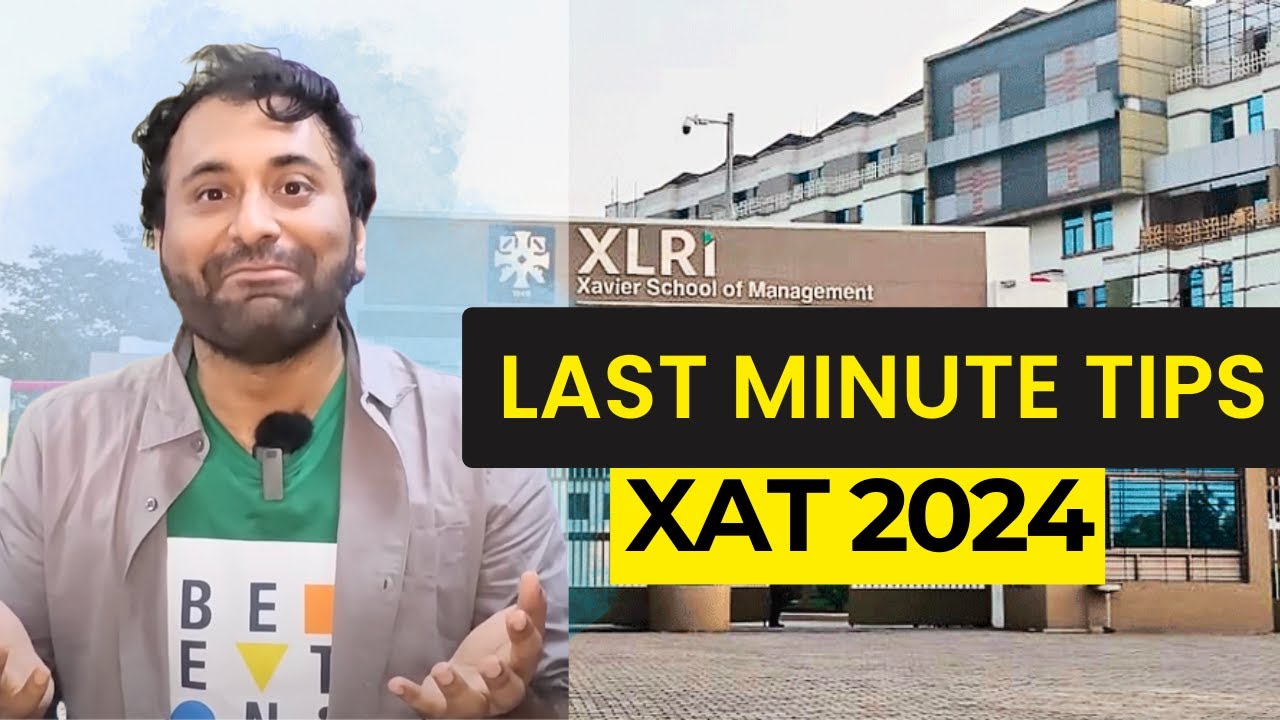 XAT 2024 Last Minute Tips | XAT Exam - YouTube