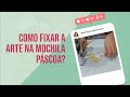 Como fixar a arte na mochila páscoa? - Bolsa personalizada - artesanato para vender