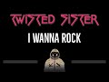 Twisted Sister • I Wanna Rock (CC) (Remastered Video) 🎤 [Karaoke] [Instrumental Lyrics]