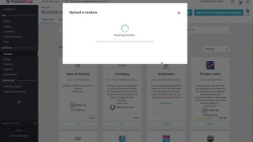 PrestaShop module installation for MONEI payment gateway