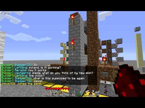 Minecraft vertical counter