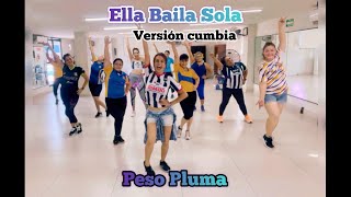 ELLA BAILA SOLA versión cumbia || Peso Pluma || coreo zumba || Wendy Contreras
