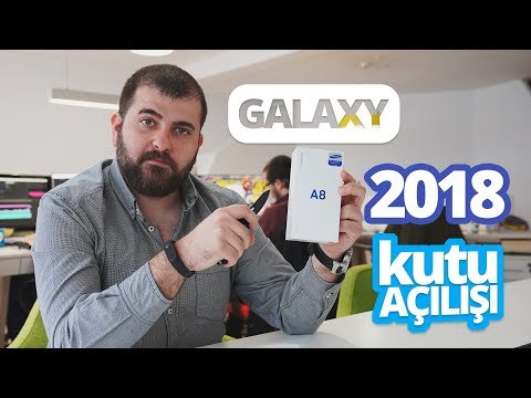 Samsung Galaxy A8 2018 Kutusundan Çıkıyor - İlk izlenimler ve kutu içeriği!