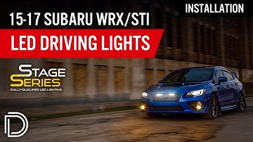 How to Install 2015-2017 Subaru WRX/STi LED Driving Lights by Diode Dynamics