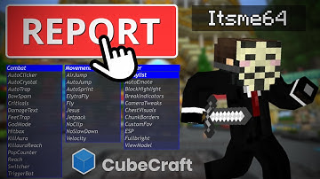 I Reported MYSELF After Hacking On CubeCraft 💀