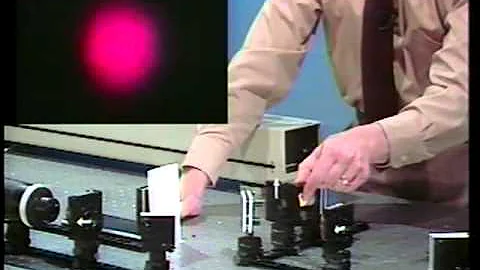 Optics: Fringe contrast - polarization difference | MIT Video Demonstrations in Lasers and Optics