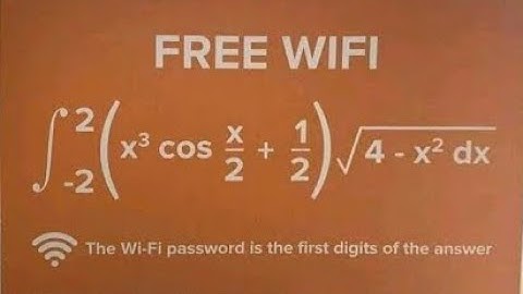 Integrating to find a Wi-Fi password (Not much calculus involved)