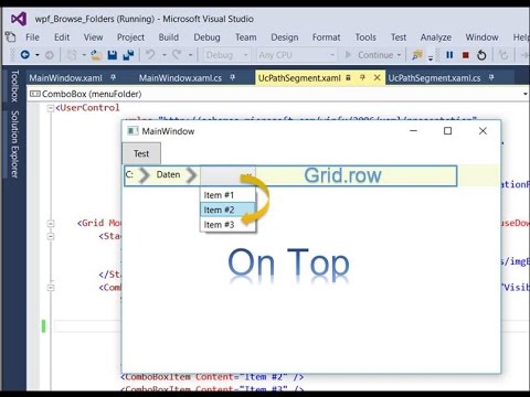 WPF UWP: Popup UIElement over ToTop without ZIndex