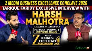 Z Media Business Excellence Conclave 2026 : Tarique Faridy Exclusive Interview with Harsh Malhotra screenshot 2
