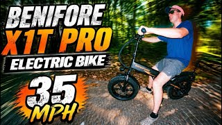 Benifore X1T Pro Electric Bike Review // 35 MPH Ebike 🔥 🔥