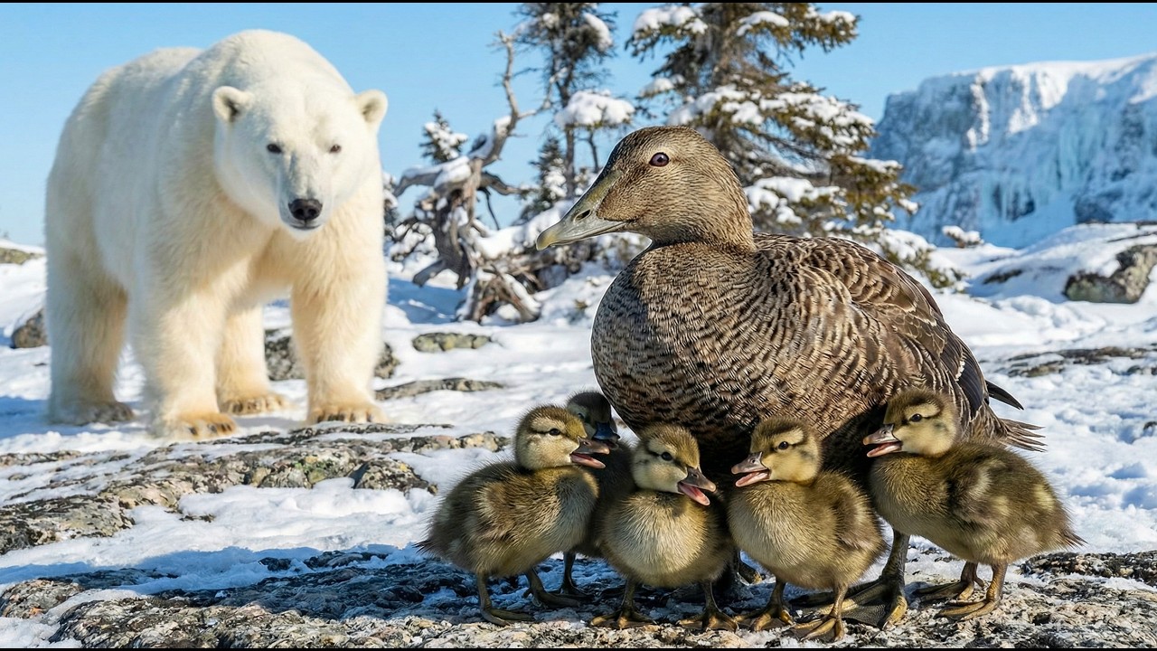 Common Eider: 75 Days From Nest to Independence | Top Most An Bird Rescues Cub Bird In Siberia