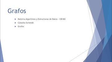 2025 - 2C - Miercoles - Semana 14 - Clase 27 - Grafos