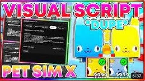 [DUPE💖] Pet Simulator X Hack Script VISUAL TITANIC PET 💖 SPOOFER SCRIPT - OP VISUAL PET 🔥 Roblox PSX