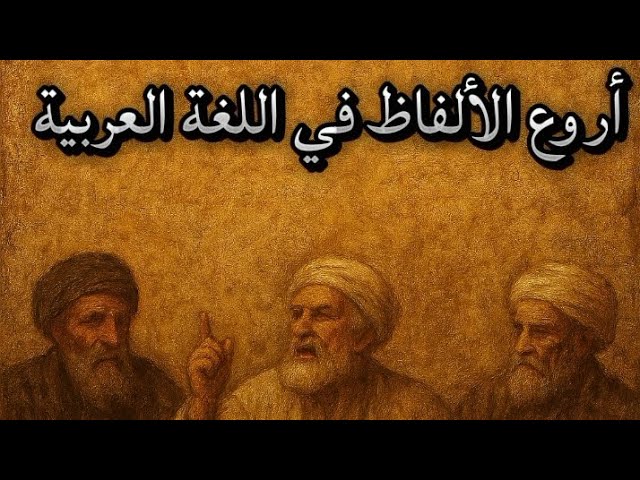 روائع الألفاظ في اللغة العربية 