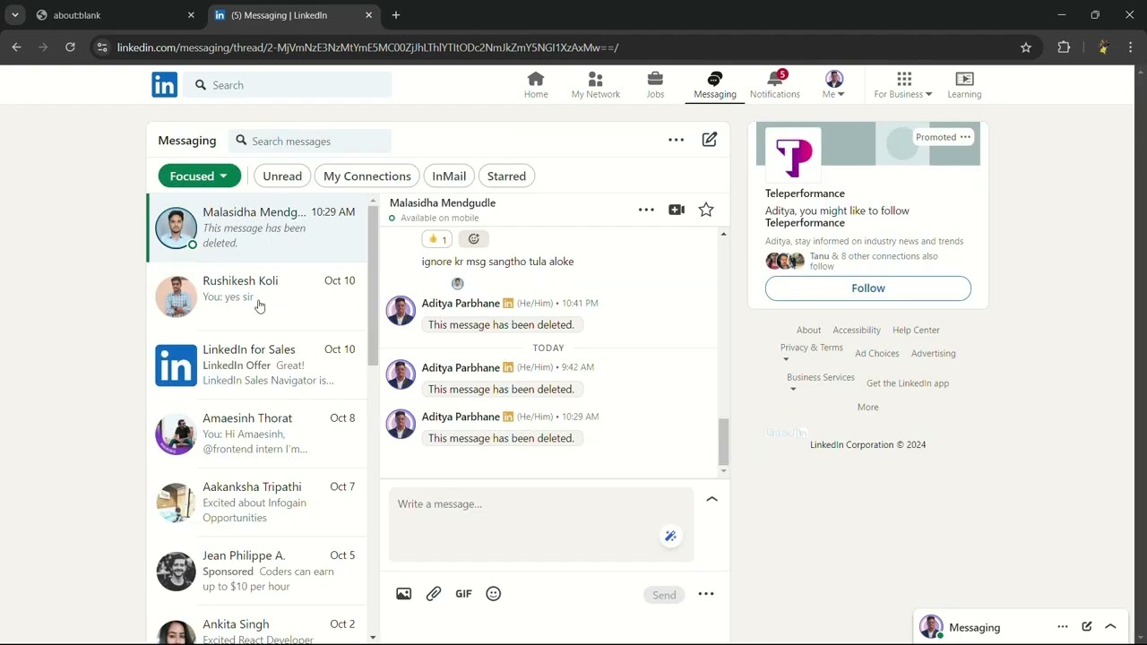 LinkedIn AI reply Generator