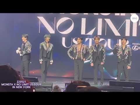 [몬스타엑스] 220521 뉴욕 투어 / 오프닝 인사