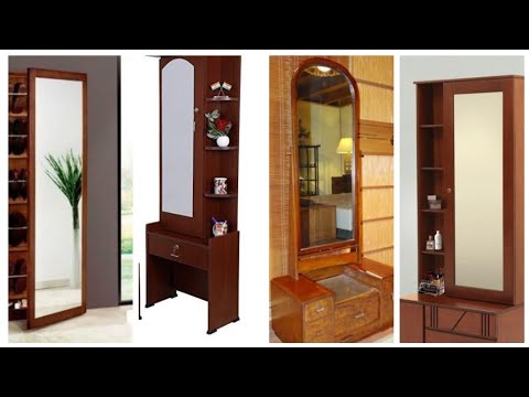 Beautiful wooden furniture  dressing table design for living room makeup saving style