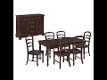 Home styles model 5528 3196 colonial classic 7 piece dining set and buffet dark cherry finish