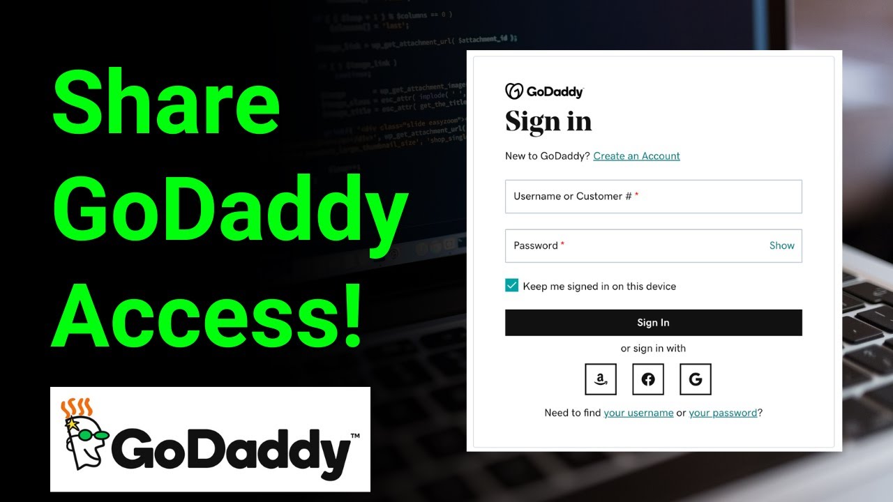 Share Access to Your GoDaddy Account ✅ Add User in Godaddy
