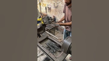 Handcrafted Springs on a Lathe by Young Talent in Pakistan! #SpringMaker #LatheCraft #Artisans #DIY