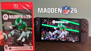 Madden 26 Unboxing and Gameplay Nintendo Switch 2