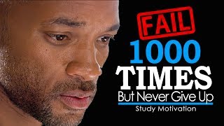 FAIL YOUR WAY TO SUCCESS – Motivational Video on Never Giving Up