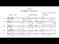 Tilson thomas  street song score