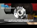 How To Replace Wheel Bearing Hub 2007-14 GMC Sierra 3500HD