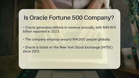Is Oracle Fortune 500 Company? - Talking Tech Trends