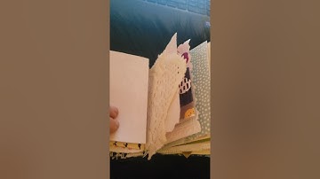 Recycling a crayon box for mini Junk Journal Junk Journal flip through