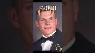 Jeff hardy over the years 1980-2023 evolution #shorts