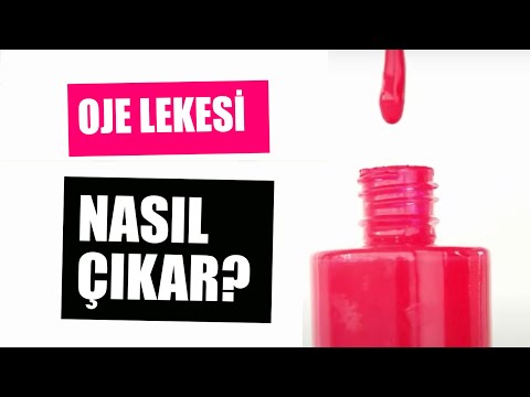 Video: Giysilerden Oje Nasıl çıkarılır