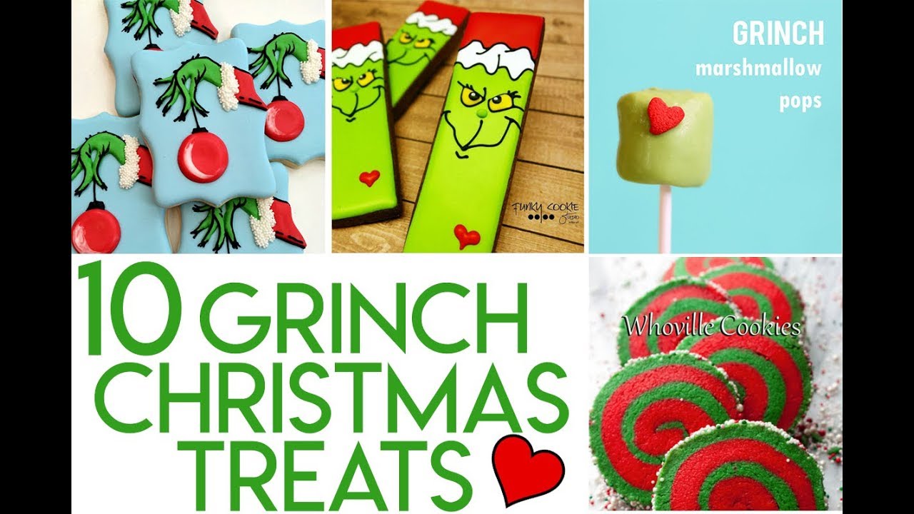 10 Grinch Themed Christmas Treats to Make 