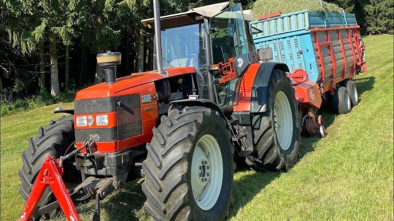 Same Titan 160 | Sound Video | Heu einfahren 3.Schnitt | Bio-Heumilch
