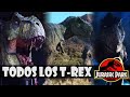 TODOS LOS T-REX DE LA SAGA JURASSIC PARK