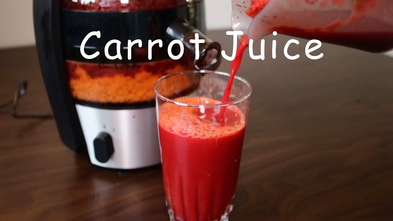Carrot Juice Healthy Juice using Philips Viva HR1836/00 YouTube