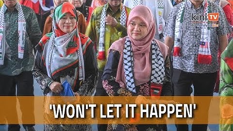 I won’t allow anyone to slander Palestine Solidarity Week, says Fadhlina